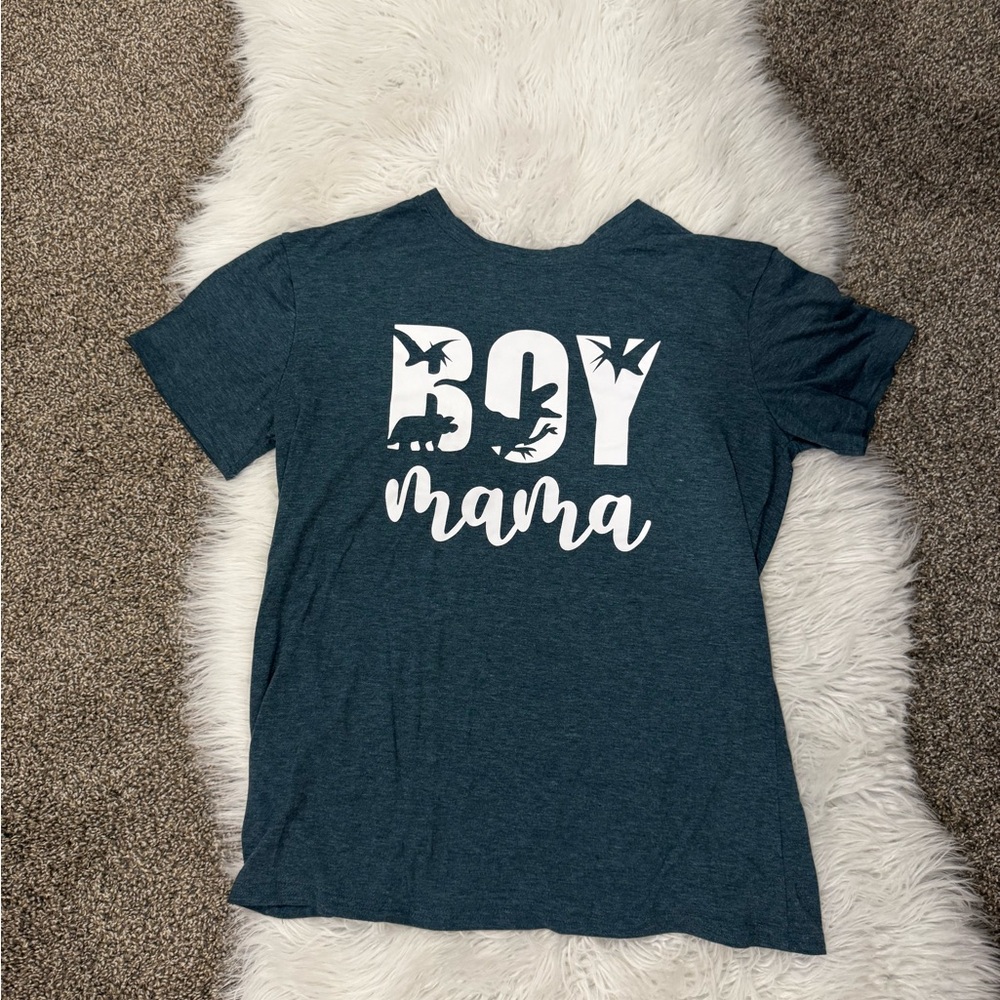 Amazon Essentials Boy Mama Graphic Tee - Dark Blue